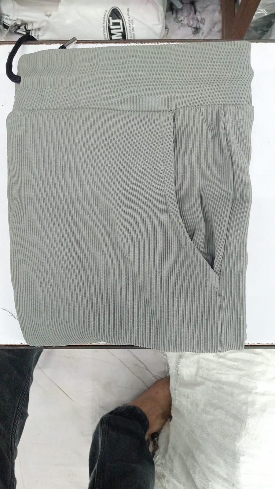 Men's Caudray Fabric Stylish Pants (Grey, Pack of 1)